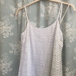 Lily Pulitzer Scalloped White Maxi Dress